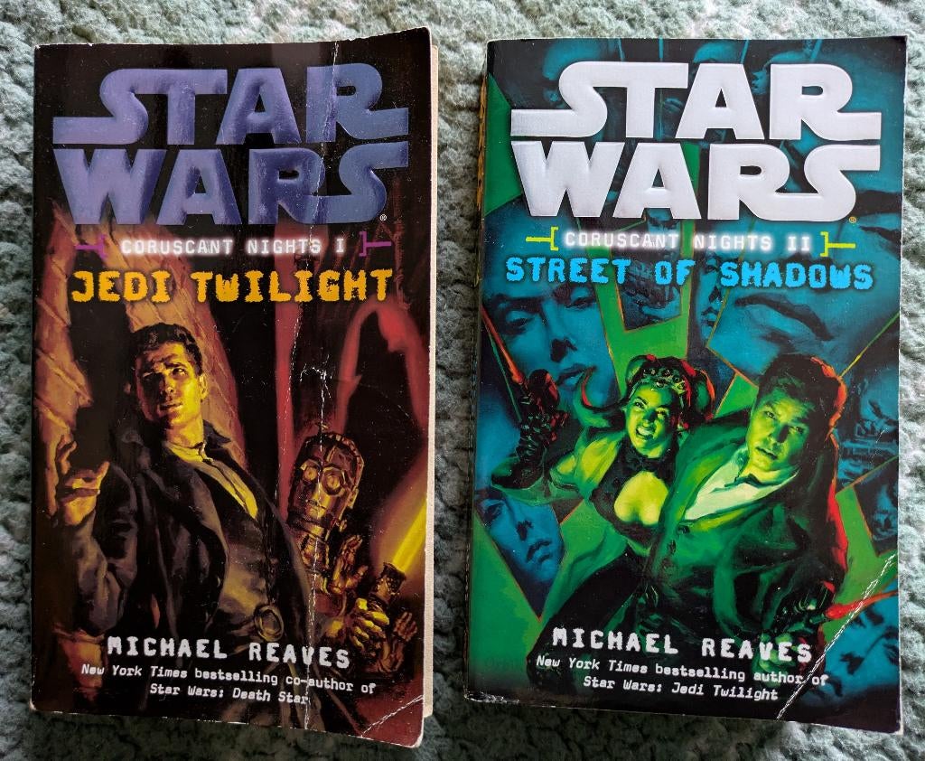 Star Wars Jedi Twilight + Street of Shadows, Ophalen of Verzenden, Gelezen