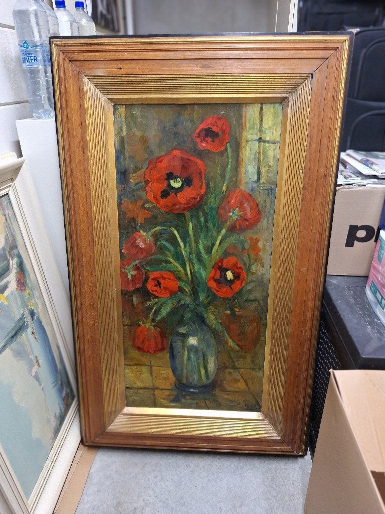 Antiek stilleven met Bloemen     Etienne  Bosch, Ophalen