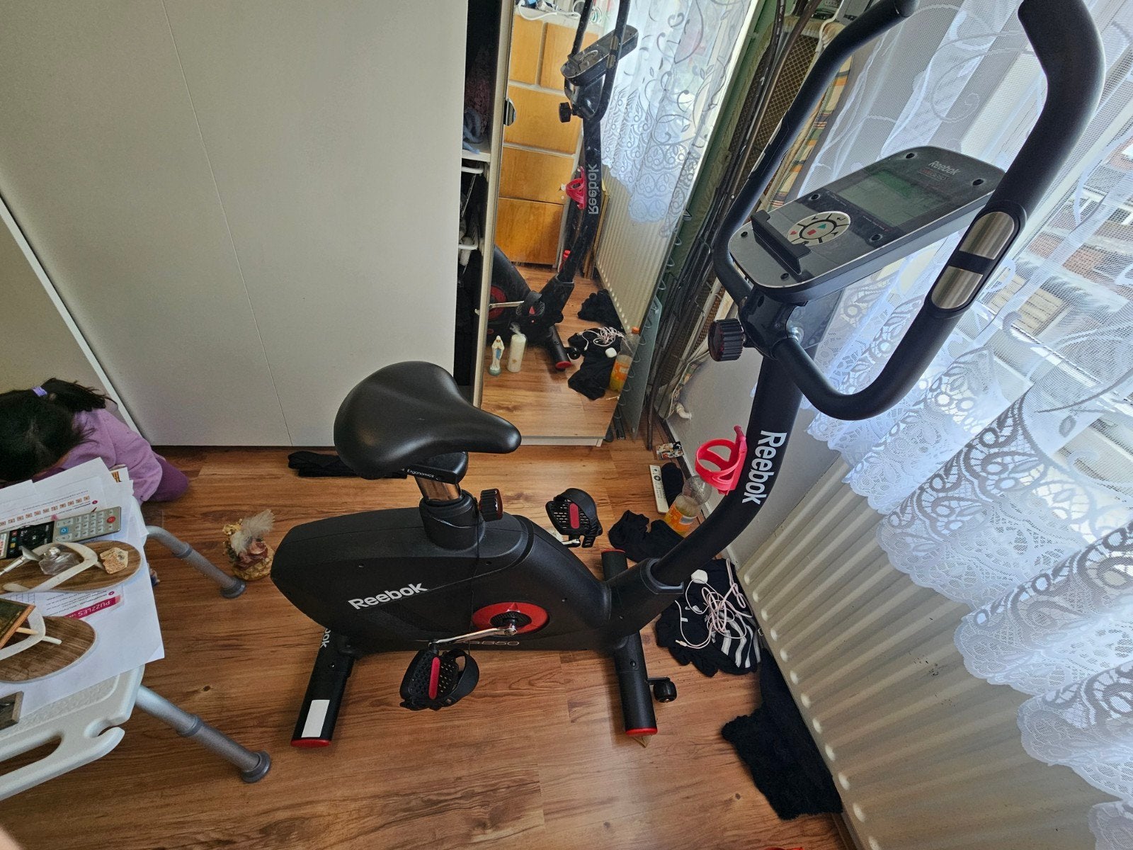 Reebok GB50 Hometrainer - Perfect voor thuisworkouts, Ophalen, Gebruikt, Metaal, Benen