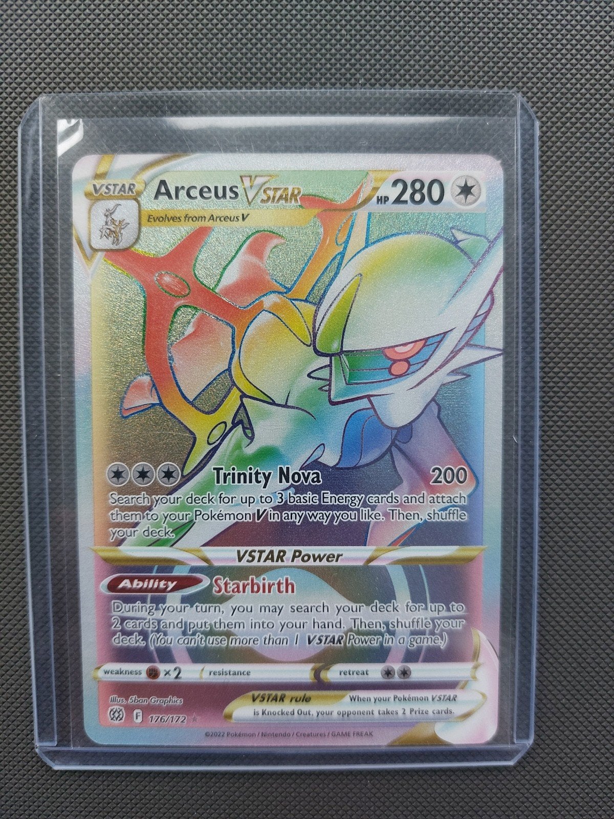 Arceus Vstar 176/172 Rainbow, Ophalen of Verzenden