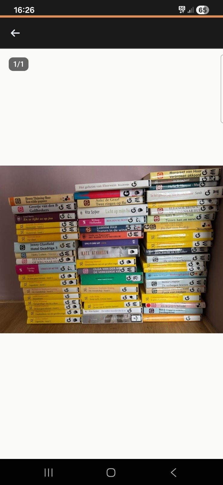 Groot letterboeken 15 stuks, Ophalen of Verzenden