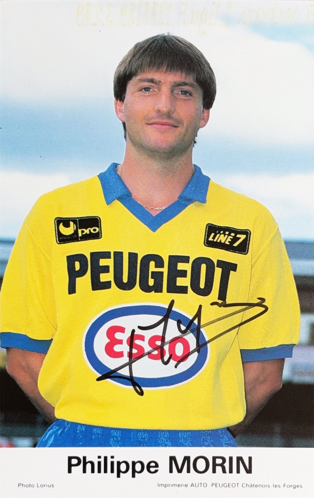 Spelerskaart Philippe Morin - FC Sochaux - seizoen 1988/1989, Verzamelen, Sportartikelen en Voetbal, Ophalen of Verzenden, Zo goed als nieuw