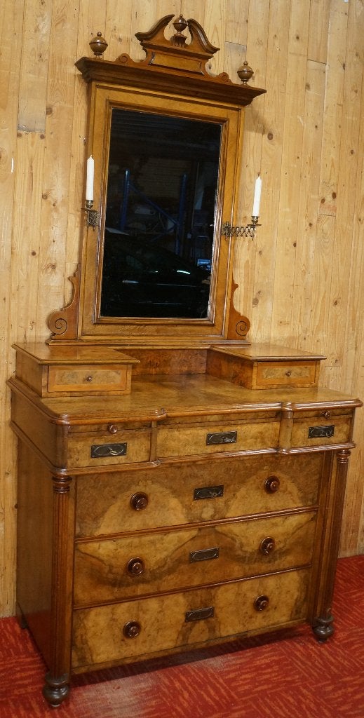 Antiek kaptafel toilettafel make-up tafel sidetable spiegel, Ophalen, Gebruikt, Antiek, Barok, Victoriaans, Grunderszeit, jugenstil, Art