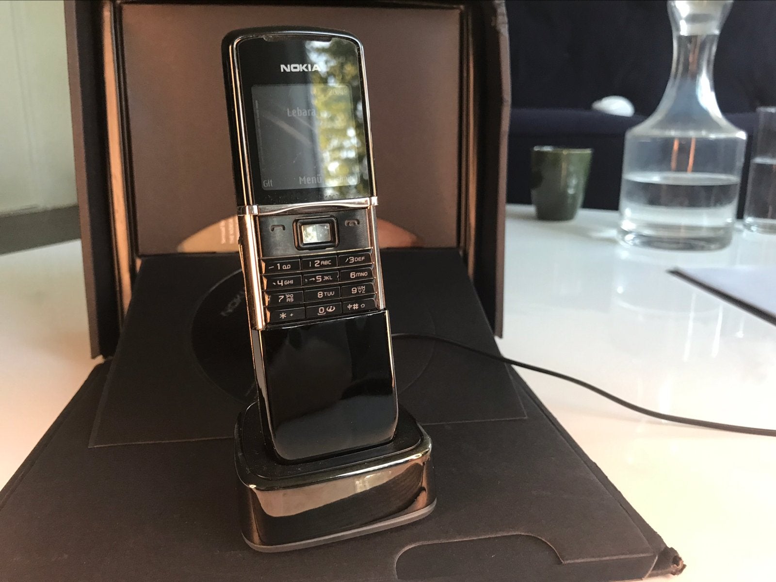 Nokia 8800 Sirocco Black Origineel Compleet in zeer mooie st, Ophalen, Zo goed als nieuw, Zwart, Zonder simlock
