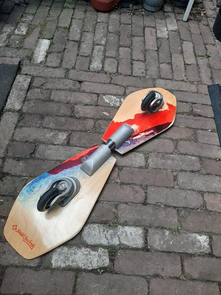 Street Surfing Wave Rider Abstrakt waveboard z.g.a.n., Ophalen, Zo goed als nieuw, Waveboard