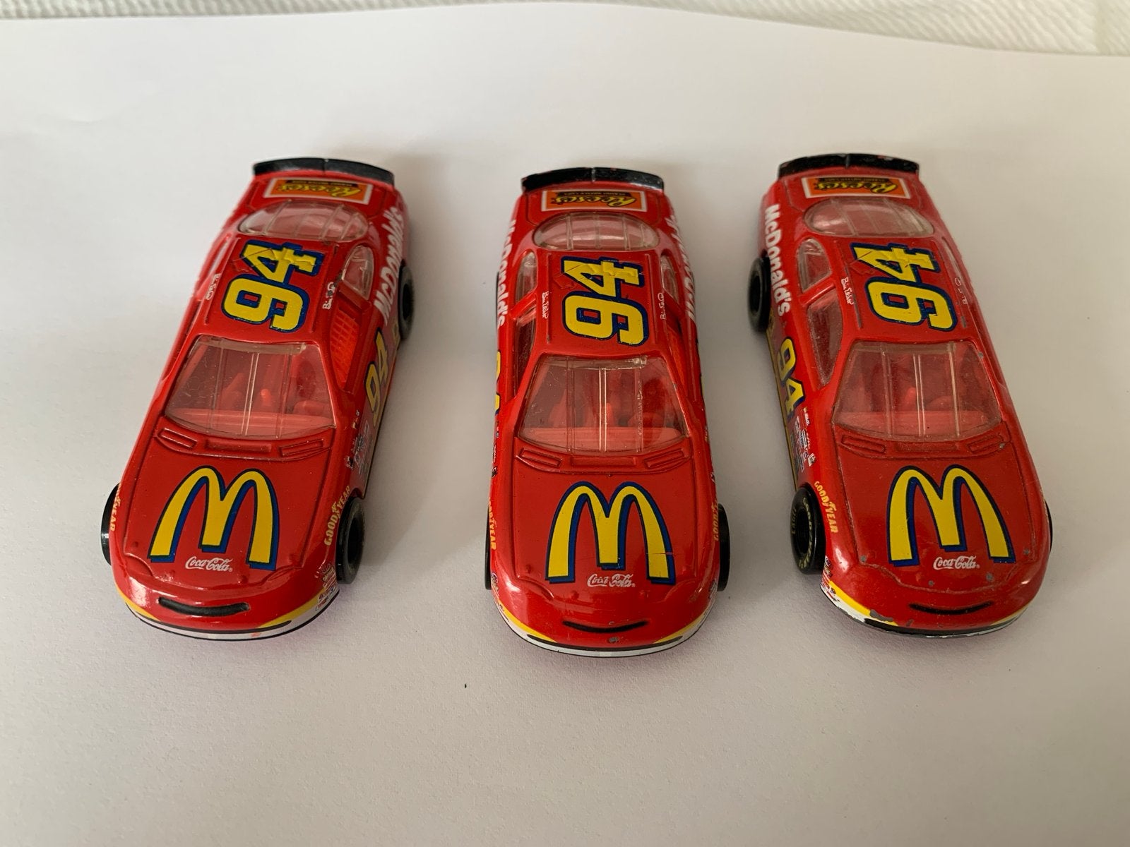 NASCAR McDonald's Miniatuur Auto's - Set van 3, Ophalen of Verzenden, Gebruikt