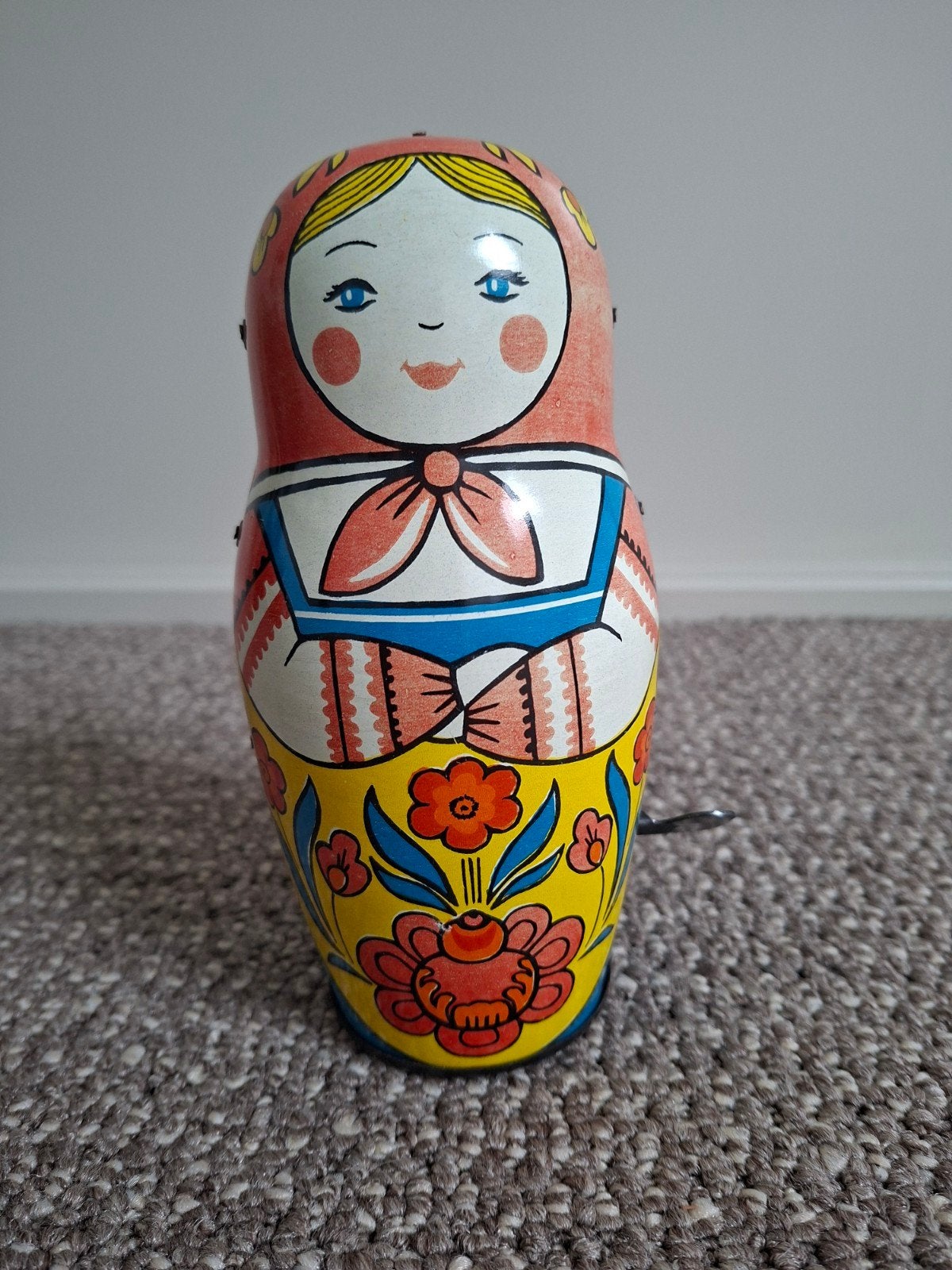 Vintage Matroesjka Blikken Opwindbaar Speelgoed, Ophalen of Verzenden