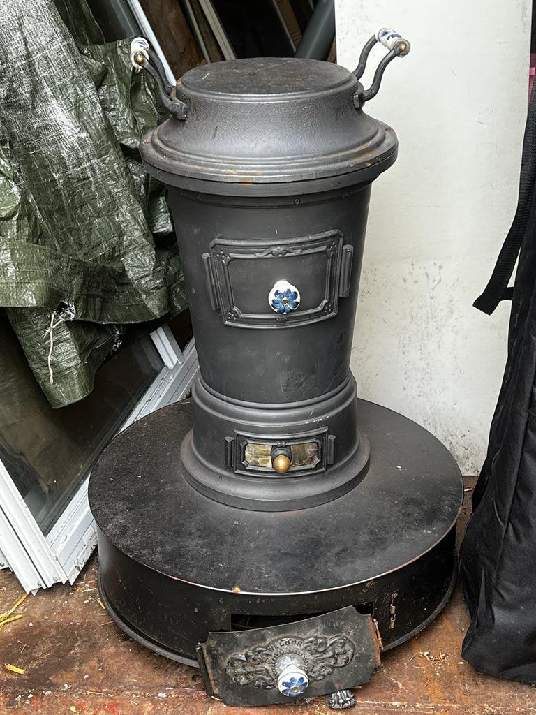 Oude gas kachel, Ophalen, Gebruikt, Gas, Vrijstaand