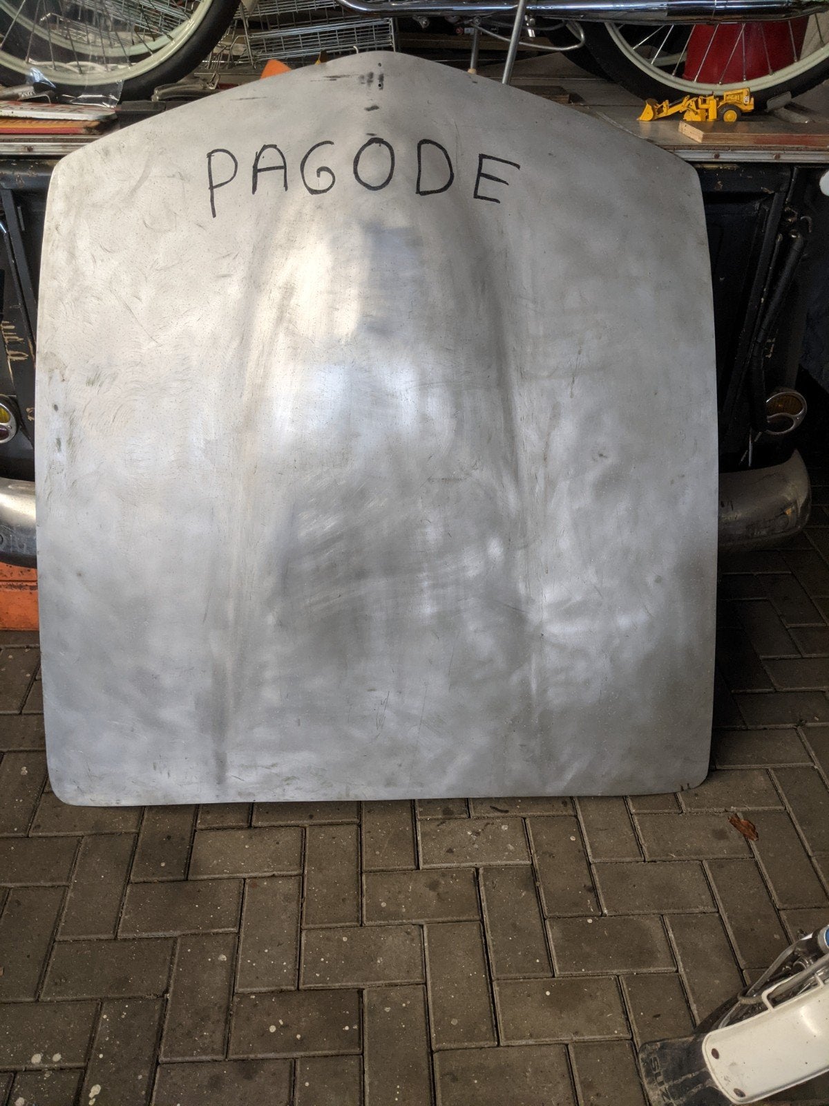 Motorkap Mercedes Pagode W113, Auto-onderdelen, Gebruikt, Voor, Mercedes-Benz, Ophalen of Verzenden