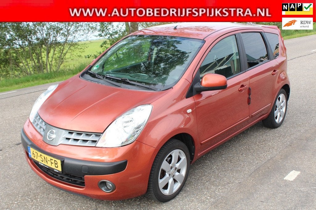 Nissan Note 1.6 First Note // AIRCO / APK 05/2027 //, Voorwielaandrijving, Gebruikt, 49 €/maand, Origineel Nederlands