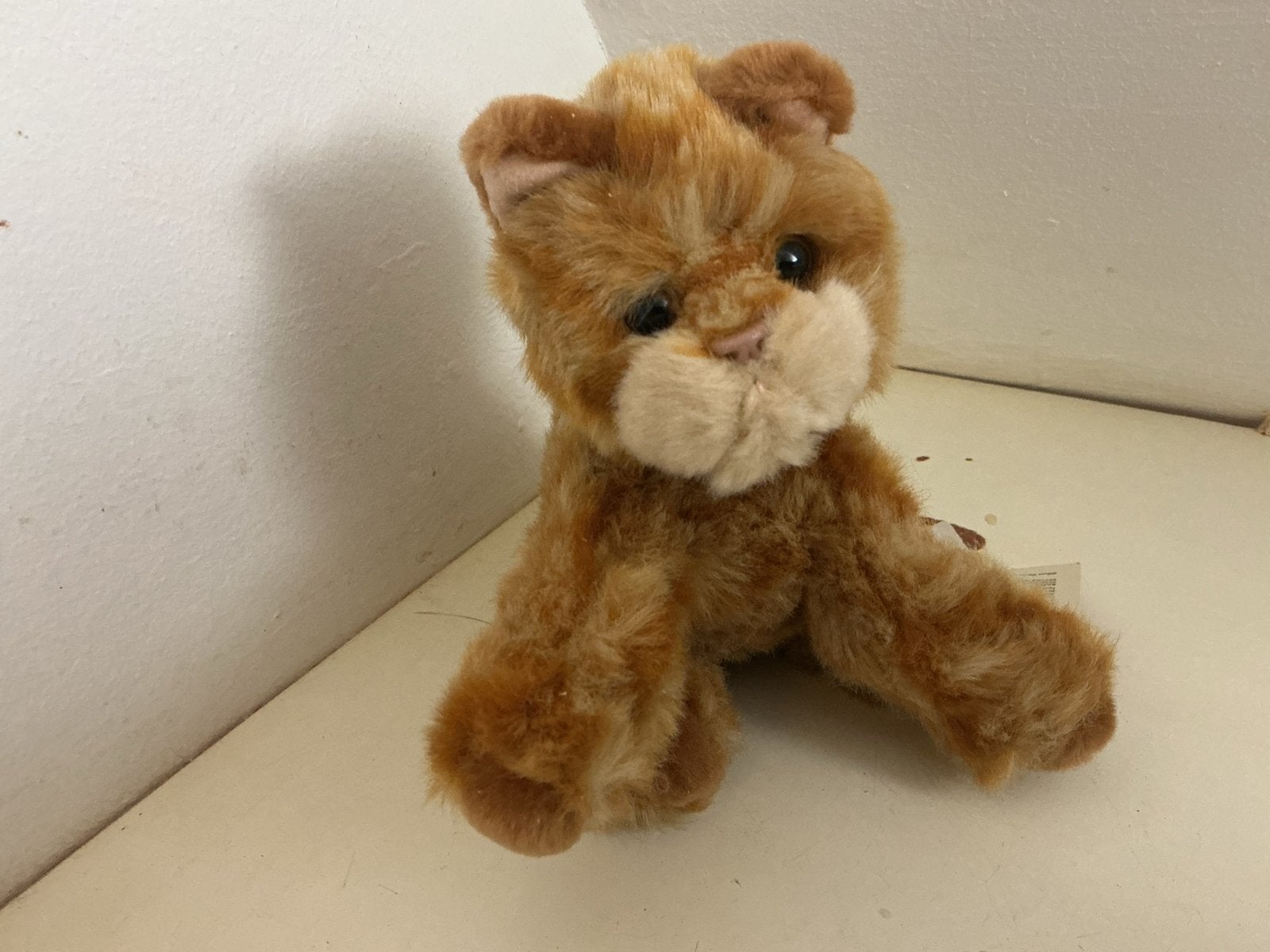 Schattige oranje kat knuffel van Russ Berrie & Co., Oranje, Overige karakters, Nieuw, Ophalen of Verzenden