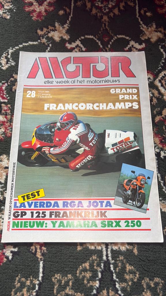 Motor Magazine 1984 - Francorchamps, Laverda, Yamaha, Boeken, Ophalen of Verzenden, Gelezen, Algemeen