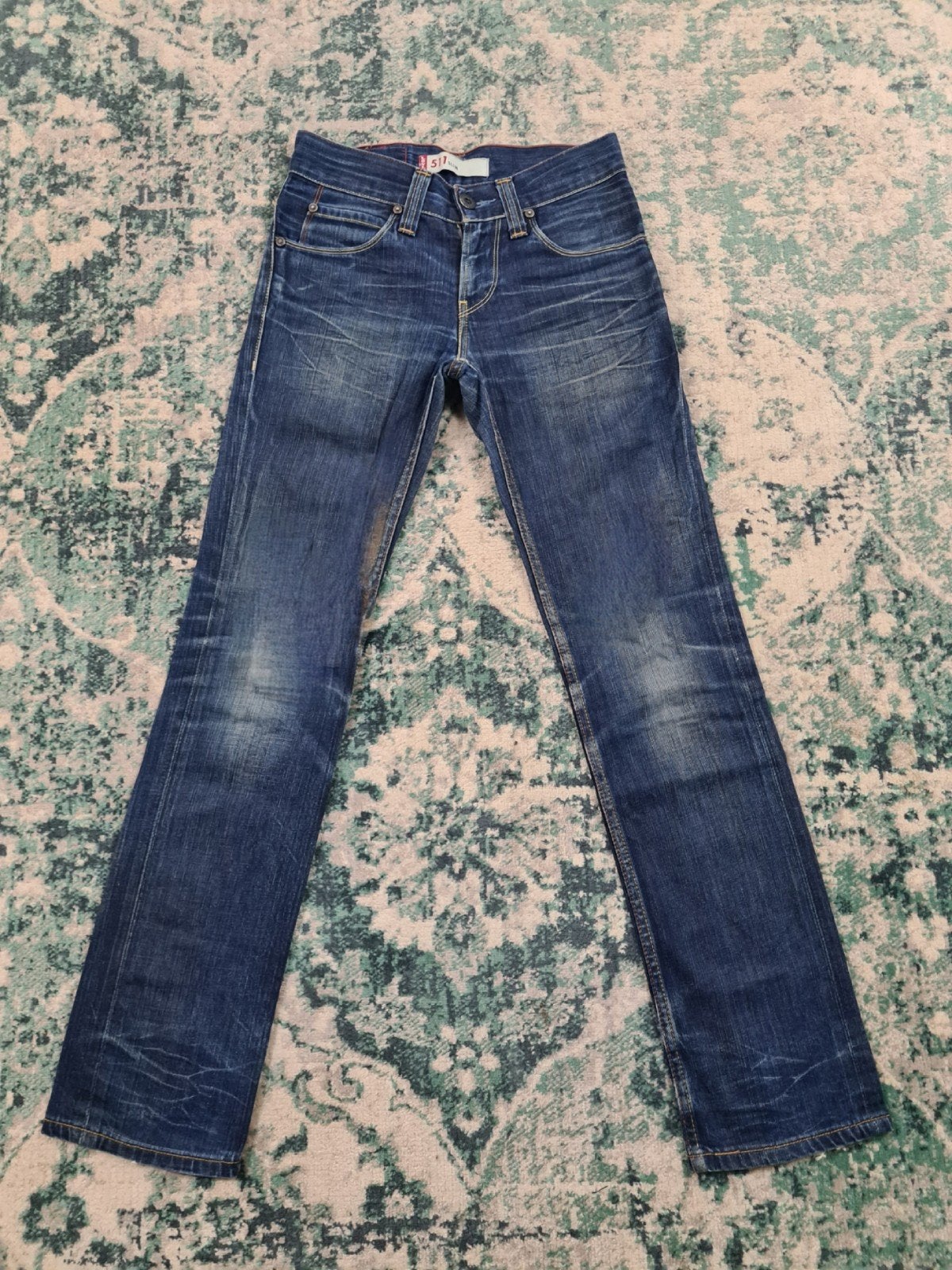 511 Levi's lim jeans W26 L32 Dames Tulsi2632 Blauw Low-rise, Blauw, Ophalen of Verzenden, Zo goed als nieuw, W27 (confectie 34) of kleiner