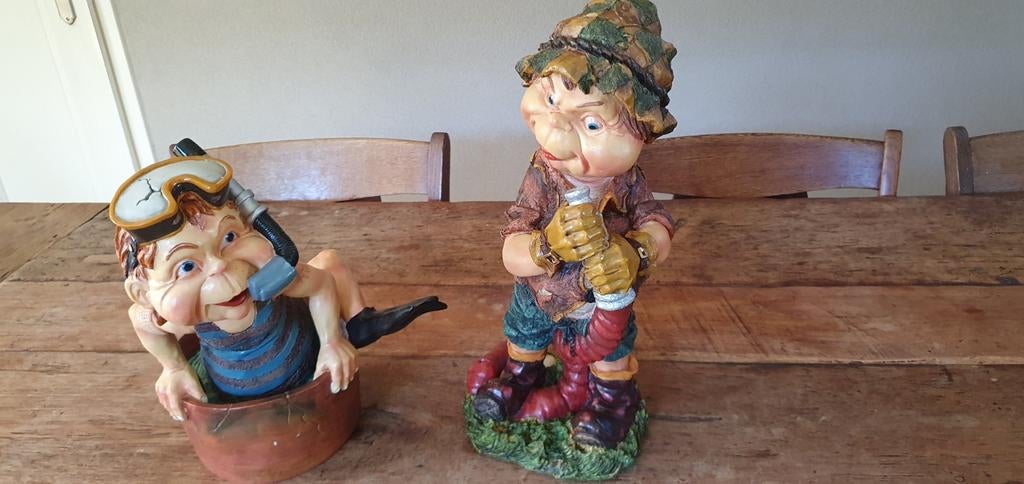 Laaf Smeerum en Lago de duiker Efteling, Verzamelen, Efteling, Zo goed als nieuw, Beeldje of Poppetje, Ophalen of Verzenden