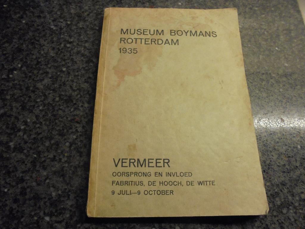 Museum Boymans rotterdam 1935.  Vermeer. 138 afb., Gelezen, Ophalen of Verzenden, Zie beschrijving, Schilder- en Tekenkunst
