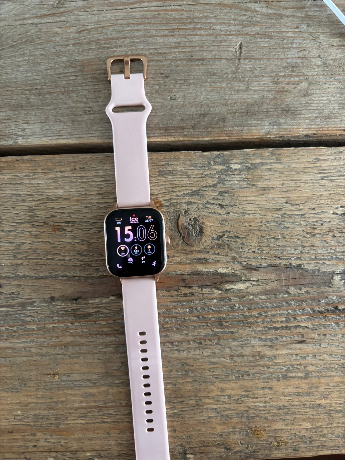 Ice-watch ice fit RT 3.0 Nude Rose Gold - zo goed als nieuw, Ice Watch, Afstand, Nieuw, Ophalen of Verzenden