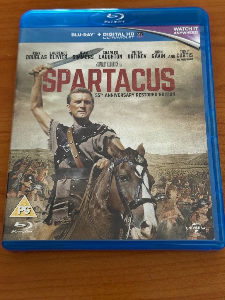 Bluray Spartacus, Cd's en Dvd's, Blu-ray, Ophalen of Verzenden, Zo goed als nieuw