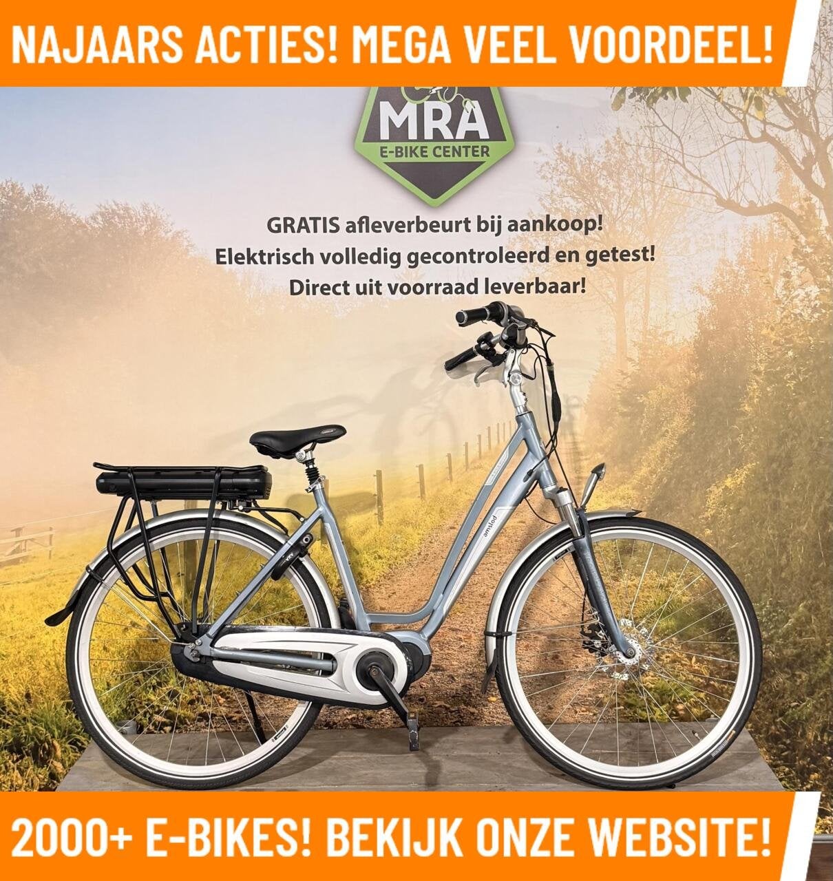 Amslod Aston Elektrische fiets met Bafang midden motor ebike