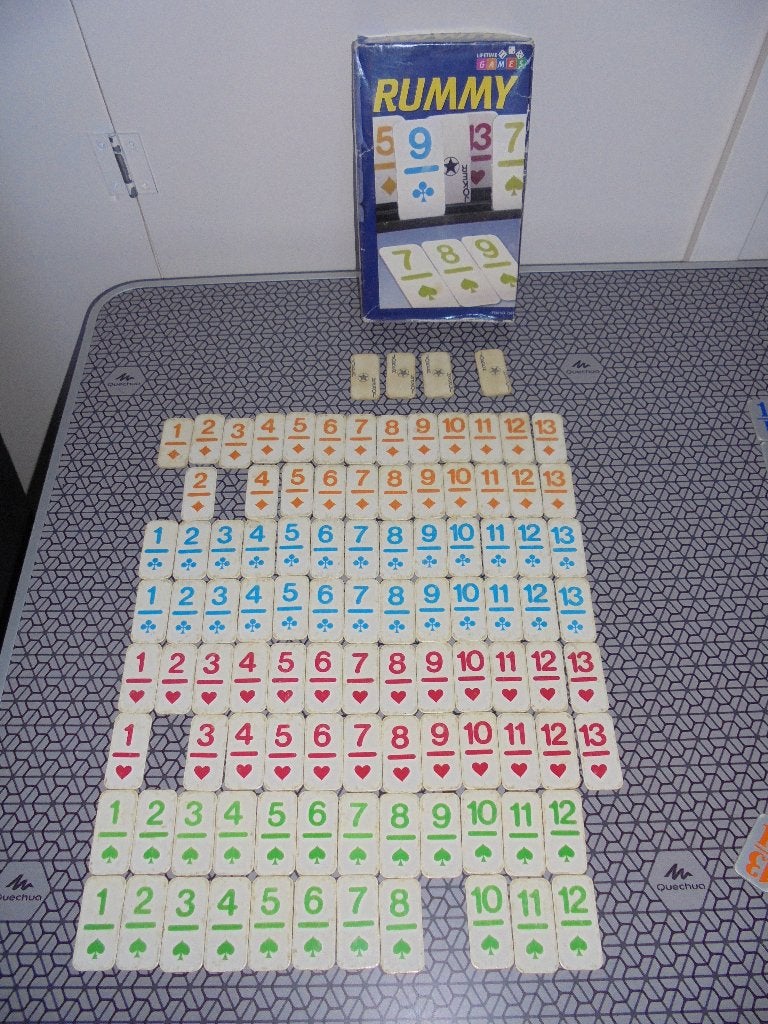 Rummy Rummikub losse kaartjes, Ophalen of Verzenden, Zo goed als nieuw