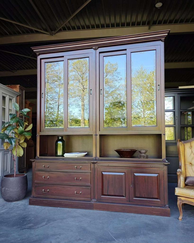 Prachtige Buffetkast | Winkelkast met Vitrine | Winkel #2719