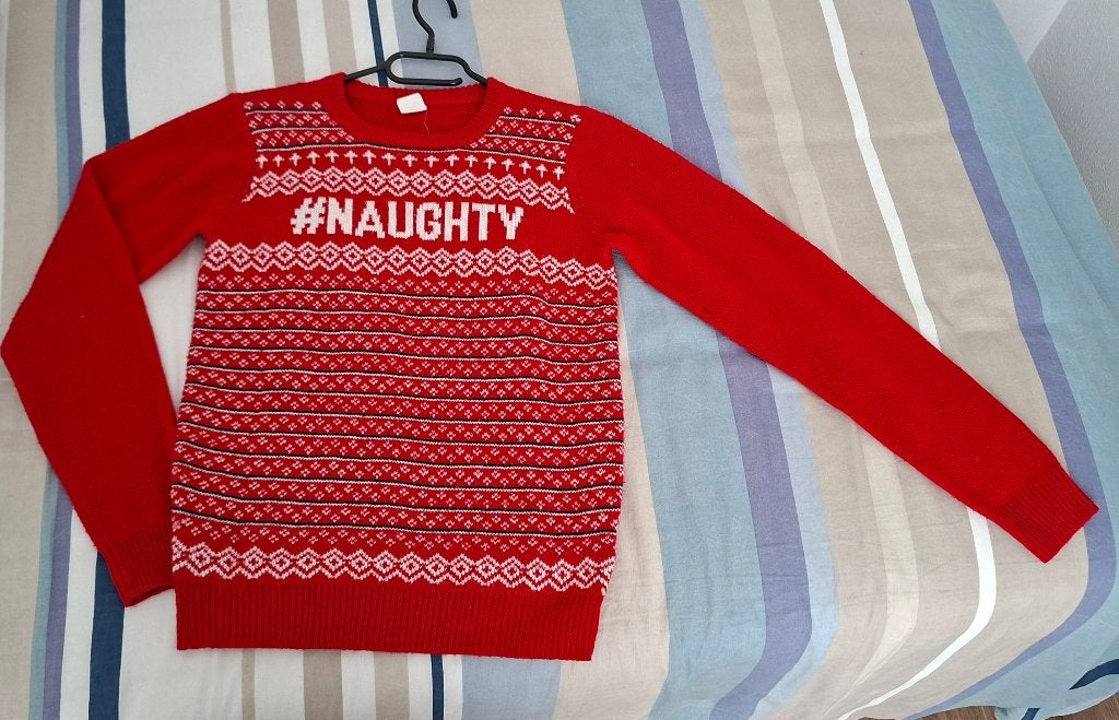 Hema kersttrui 158-164, Ophalen of Verzenden, Zo goed als nieuw, Jongen of Meisje, Trui of Vest