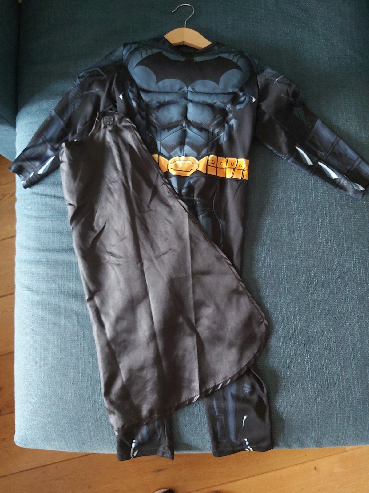 Batman verkleedpak met cape - Maat 104, Ophalen, Gebruikt, 104 of kleiner, Jongen of Meisje
