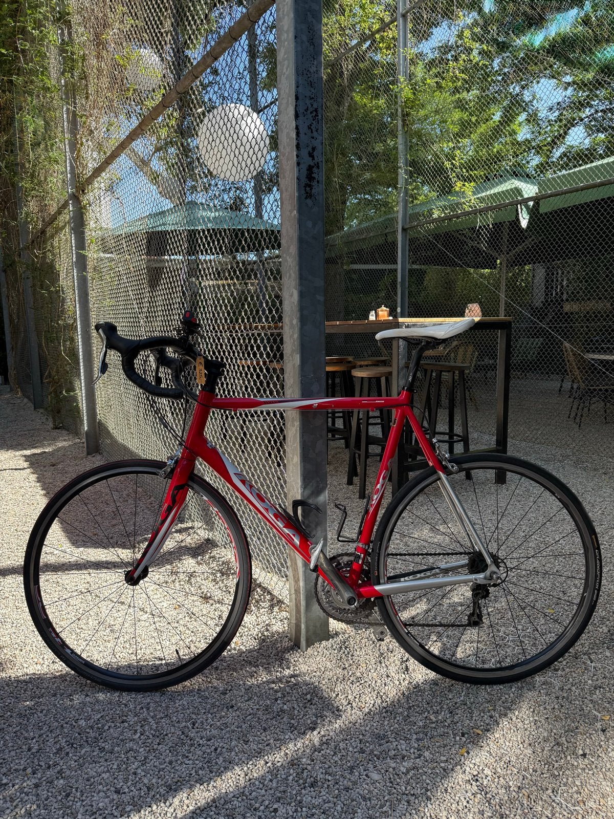Koga Miyata Flyer - racefiets - Rood - Gebruikt - maat 63, Fietsen en Brommers, Fietsen | Racefietsen, Ophalen, 28 inch, Gebruikt