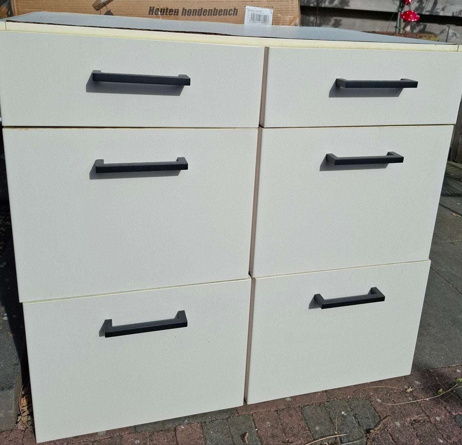 2 keukenblokken met lades, Ophalen, Gebruikt