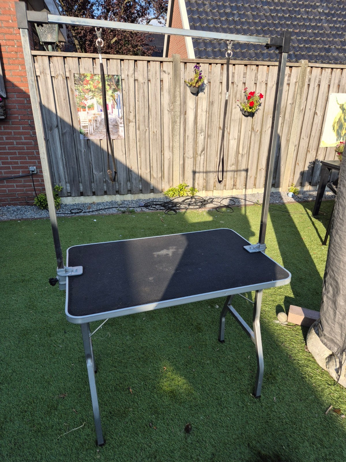 Honden trimtafel, Ophalen, Hond