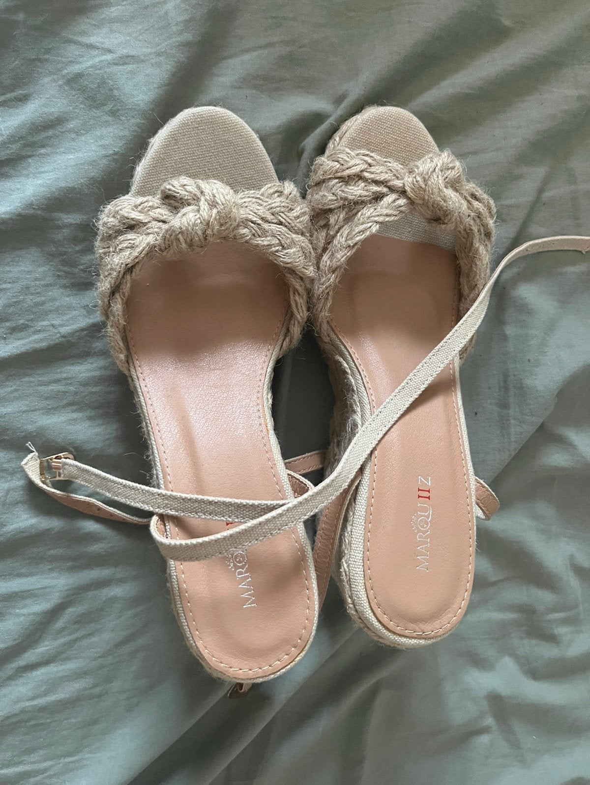 Zomer schoenen, Kleding | Dames, Ophalen, Schoenen met lage hakken, Bruin, Zo goed als nieuw