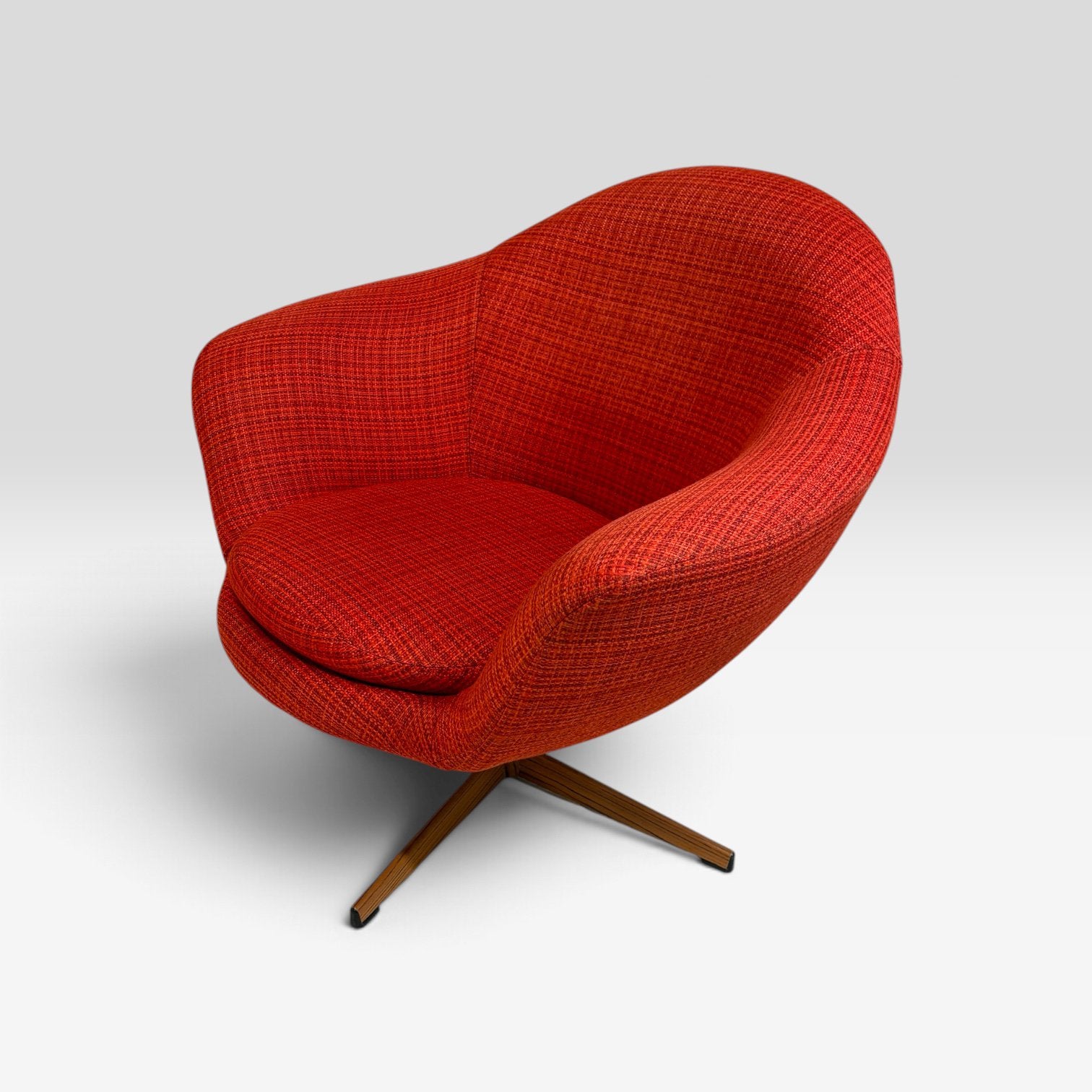Wat een heerlijke jaren ’60 draaifauteuil, Huis en Inrichting, Mid - century - Vintage - Scandinavian design, Kunststof, ?, 75 tot 100 cm