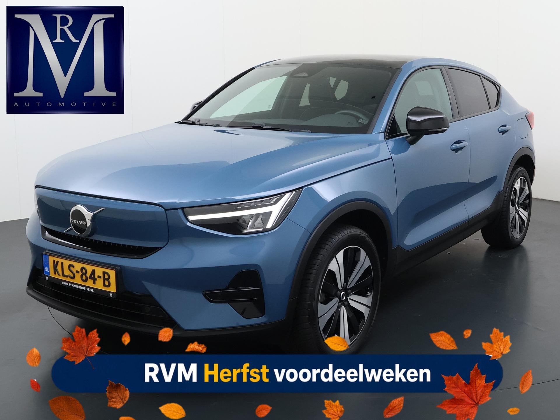 Volvo C40 Recharge Core 69 kWh VAN:32.900,- VOOR:29.770,- UW, Stof, Gebruikt, Blauw, 231 pk