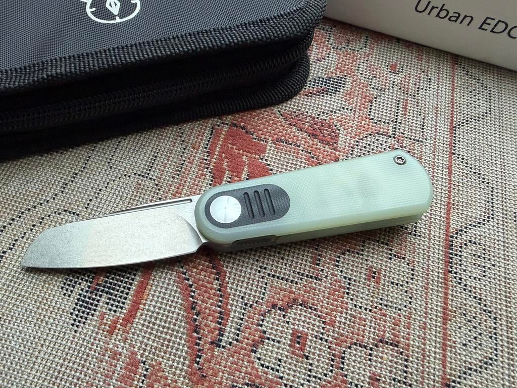 Nieuw Urban EDC Baby Barlow Jade & Black G10 Zakmes, Ophalen of Verzenden, Nieuw