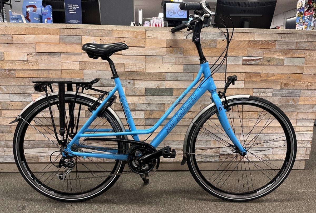 Jan Janssen Transalpine Dames Licht Blauw 53cm 2020, -, Velgrem, -, Versnellingen