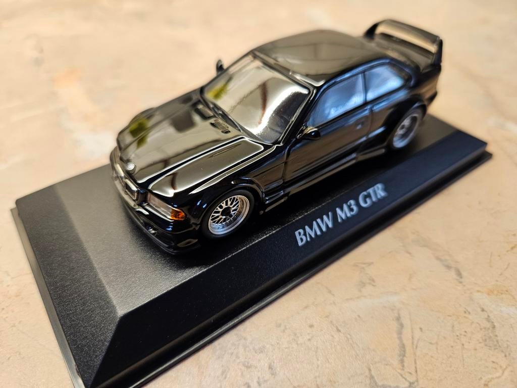 Maxichamps BMW M3 (E36) GTR 1993 Zwart 1:43, Ophalen of Verzenden, Nieuw, Auto, Overige merken
