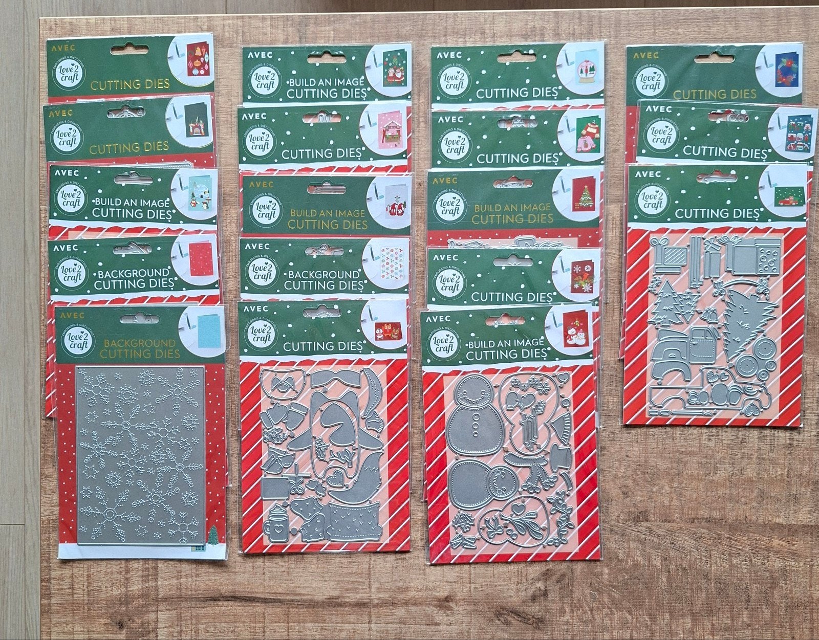 kerst stansmallen van Action, Ophalen