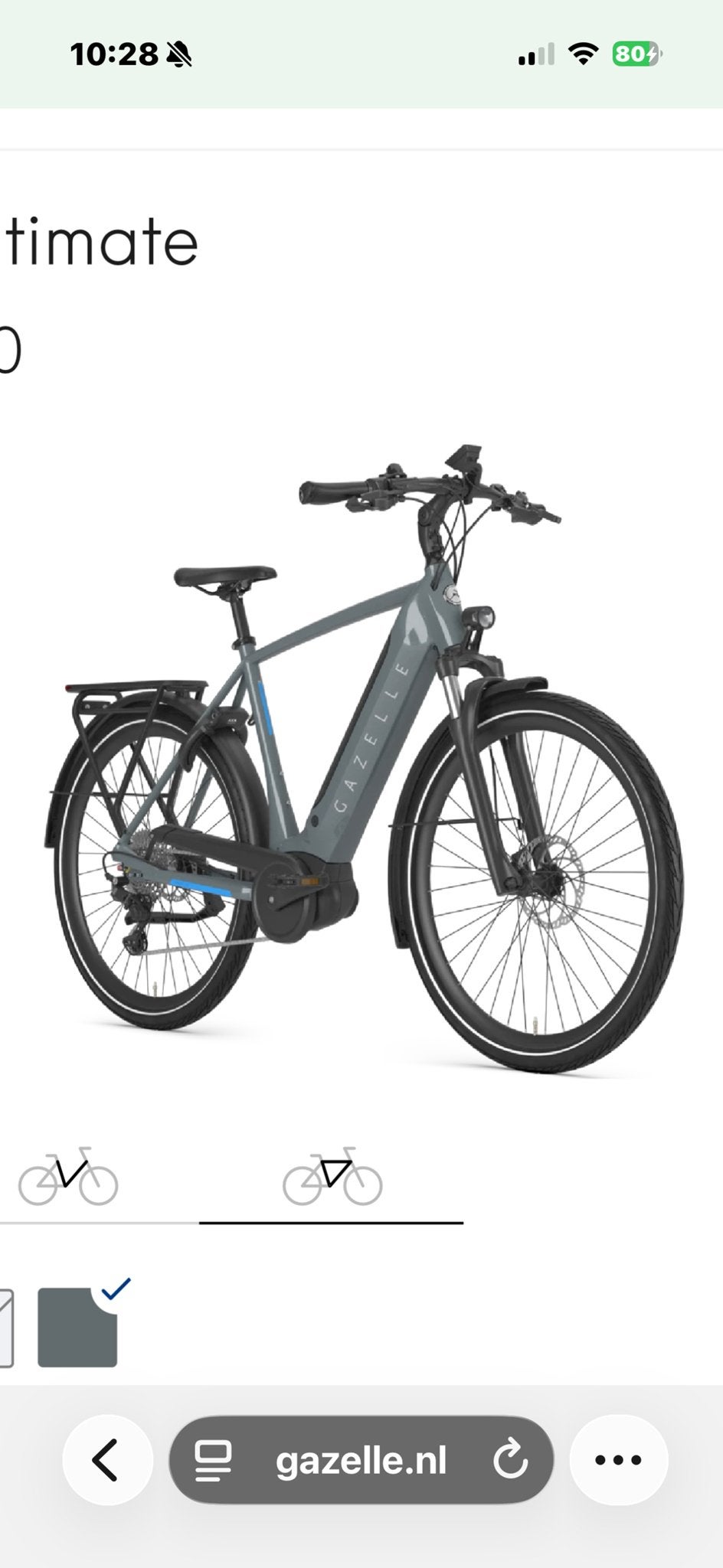 Nieuwe Gazelle Ultimate T10 E-bike  625 kw accu mt 60, Ophalen of Verzenden, Nieuw, Gazelle