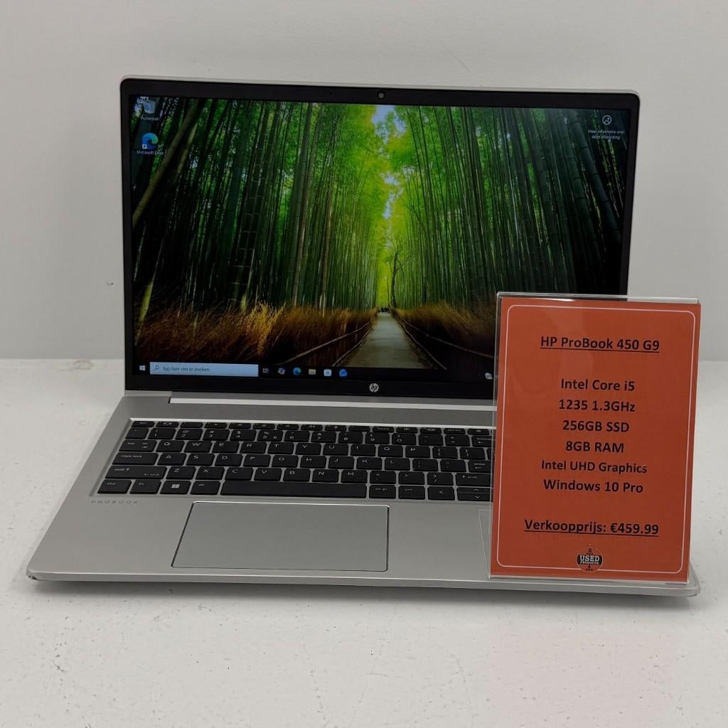 HP ProBook 450 G9 Laptop | i5-1235U 1.3GHz 8GB RAM 256GB SSD, Computers en Software, Windows Laptops, 256 GB, Met videokaart, 2 tot 3 Ghz