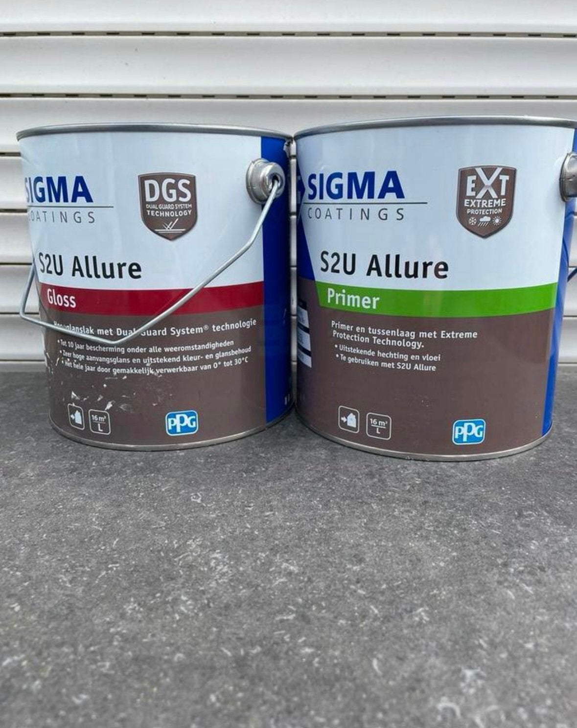 Sigma en sikkens verf diverse kleuren ook waterbasis, Ophalen, Zo goed als nieuw, Wit, Lak
