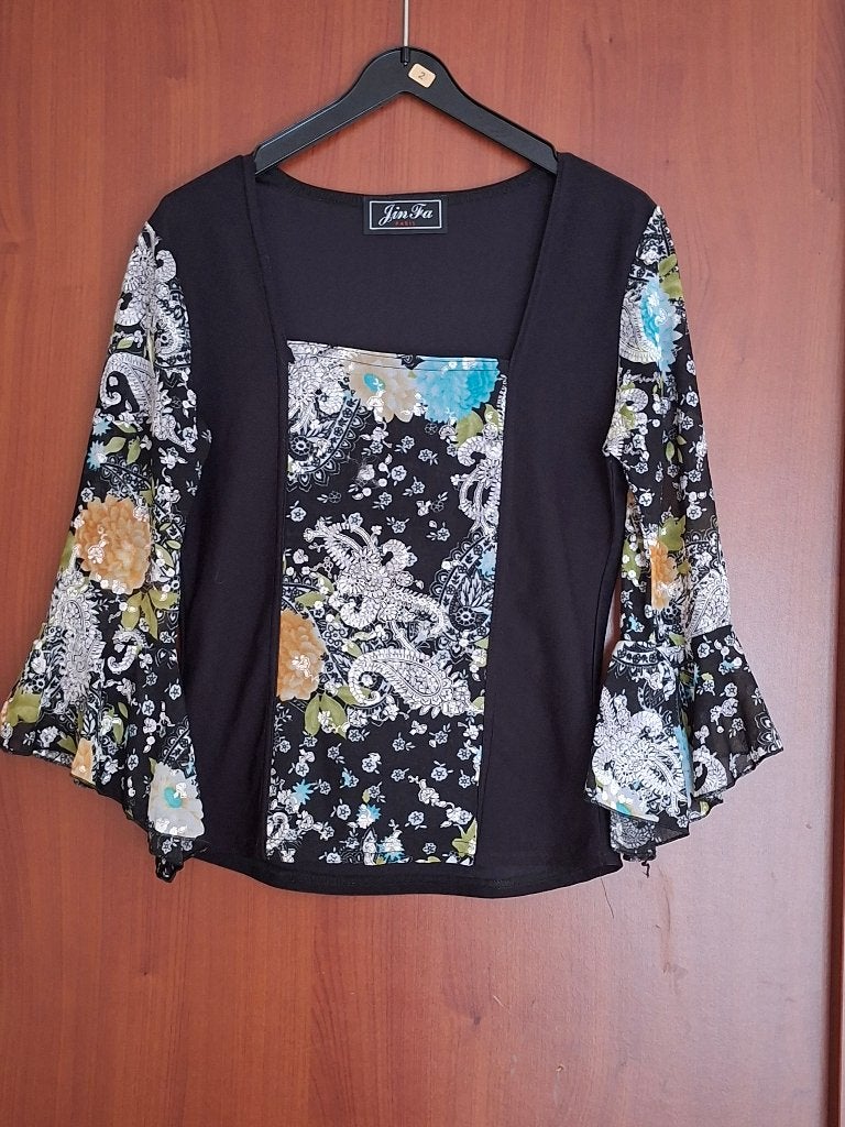 JinFa Paris top S, Maat 38/40 (M), Zwart, Ophalen of Verzenden, JinFa Paris