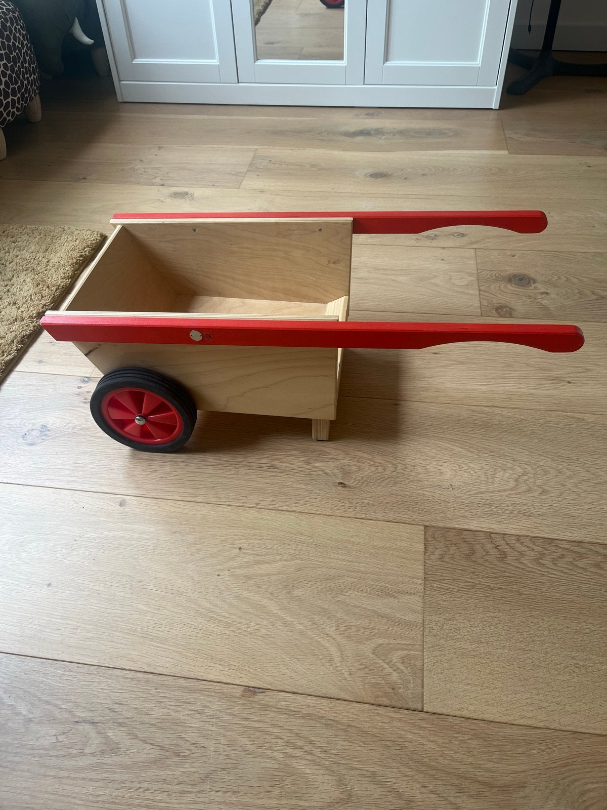 Houten speelgoed kruiwagen van ADO, Ophalen, Gebruikt, Duwvoertuig
