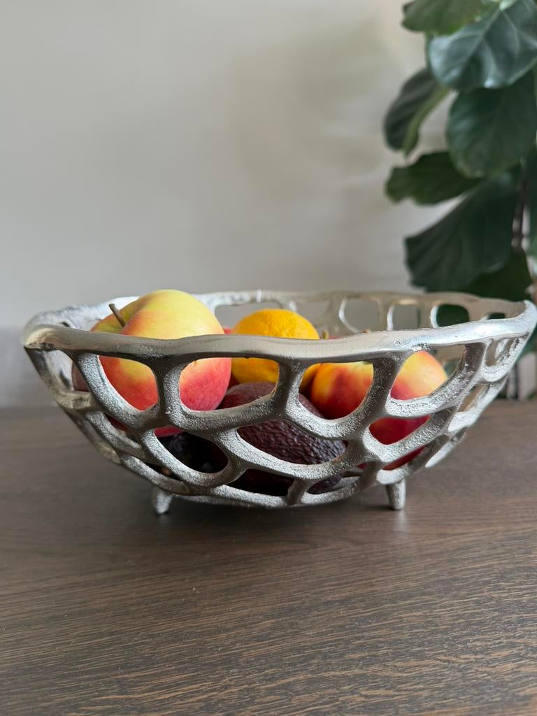 Colmore Fruitschaal Nikkelvrij - Ø30cm H12cm, Ophalen, Overige materialen, Schaal, Rond