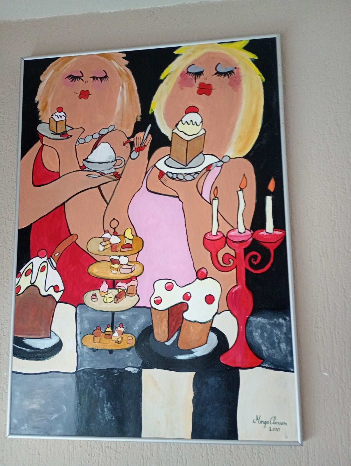 twee dikke dames, Ophalen