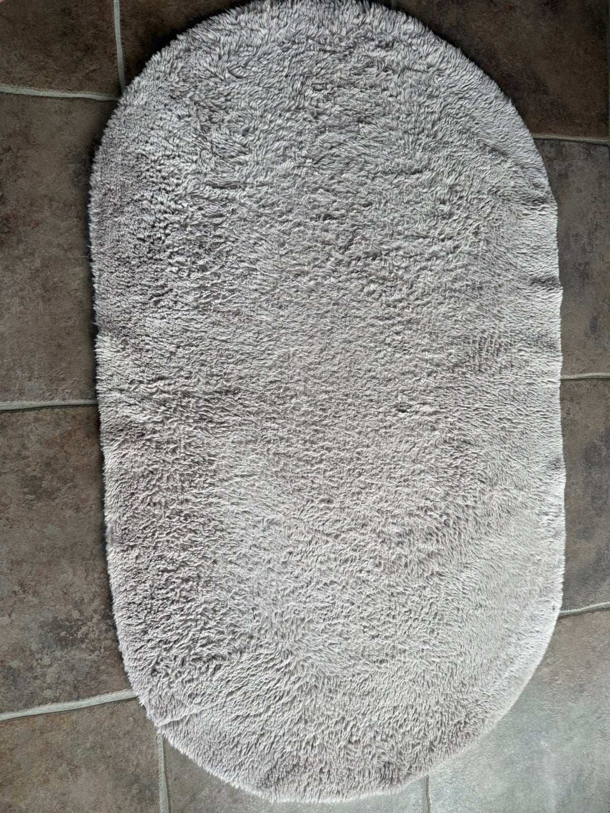 Mooi beige ovaal vloerkleed 150 cm lang, Gebruikt, 100 tot 150 cm, Beige, 200 cm of meer