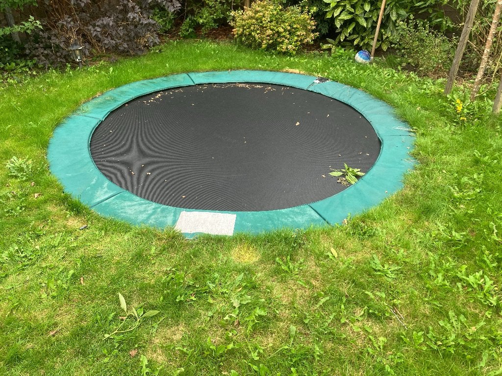 Avyna Flatlevel Trampoline 305cm rond, Ophalen, Gebruikt