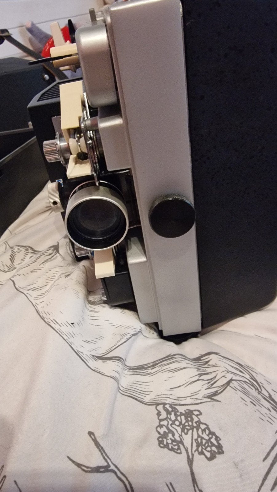 Pallas ALL 818 1200 ZOOM Super 8 Filmprojector, Ophalen of Verzenden, Gebruikt, Met scherm