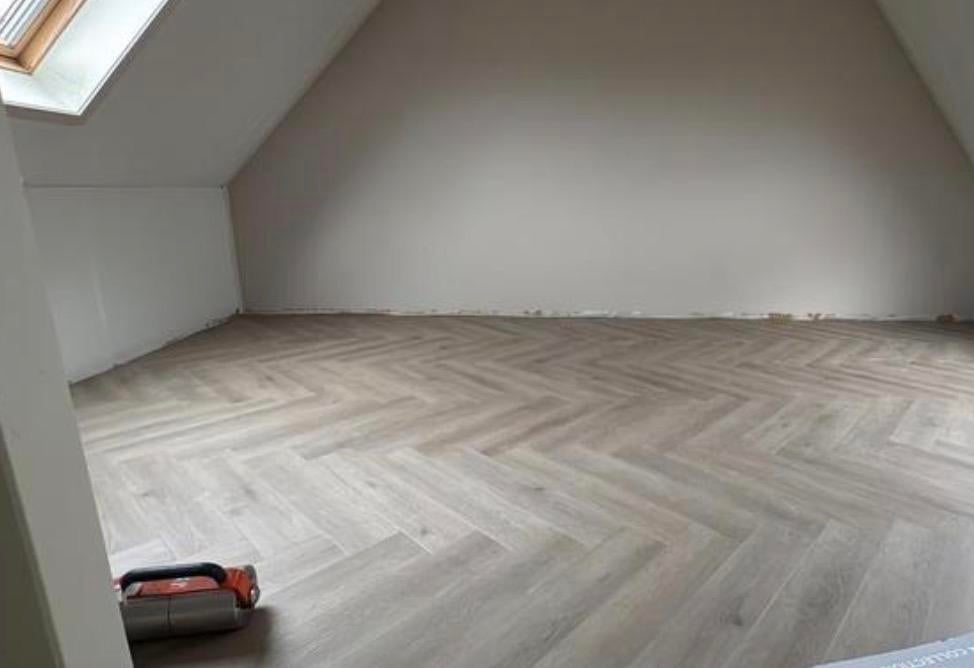 8 pakken Visgraat XL Wentworth Oak Plak PVC (39,6m2), Ophalen, Bruin, 75 m² of meer, Nieuw