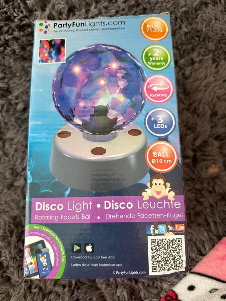 PartyFunLights Disco Leuchte, Muziek en Instrumenten, Licht en Laser, Ophalen of Verzenden, Zo goed als nieuw, Licht