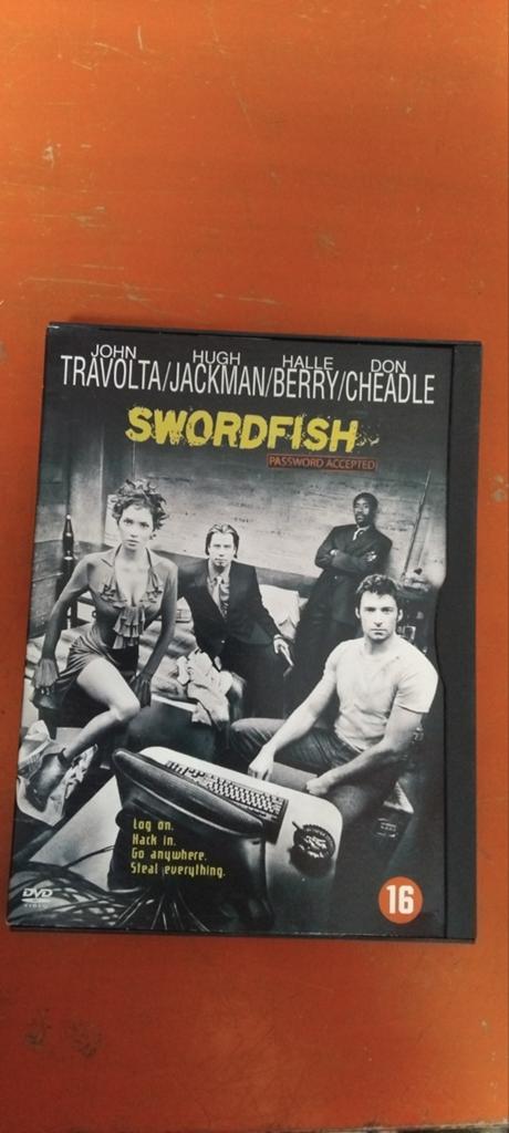 Swordfish DVD - Actiethriller met John Travolta, Vanaf 16 jaar, Ophalen of Verzenden, Gebruikt, Actiethriller