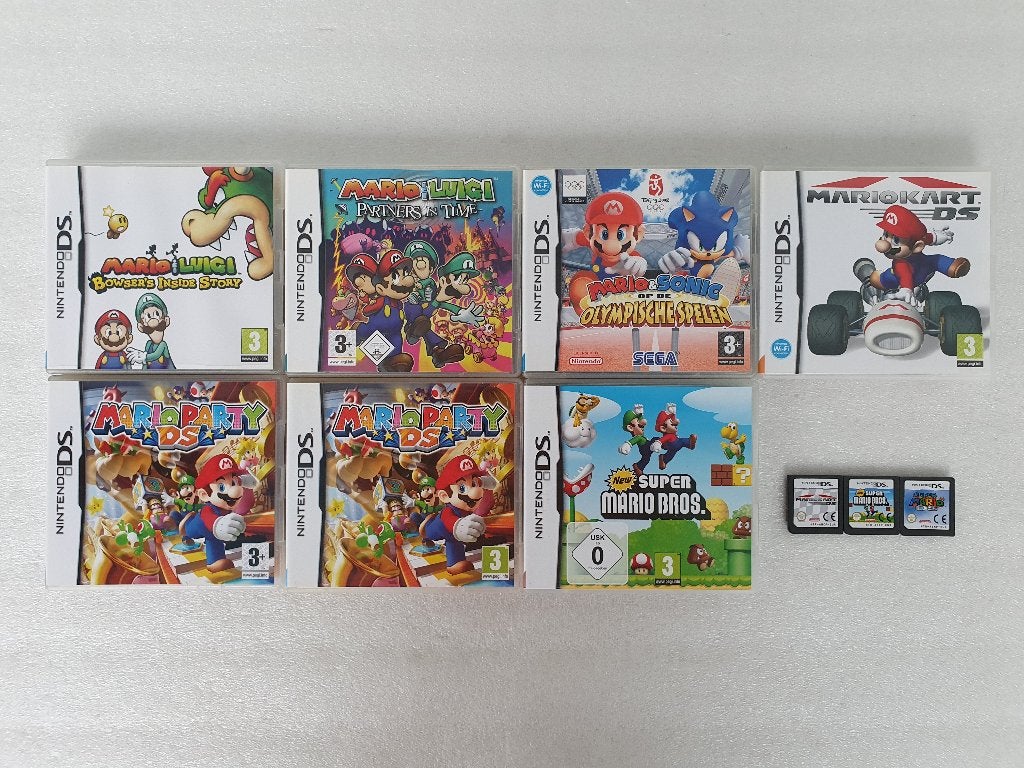 Nintendo DS Mario Games, Spelcomputers en Games, Avontuur en Actie, Gebruikt, 1 speler, Ophalen of Verzenden